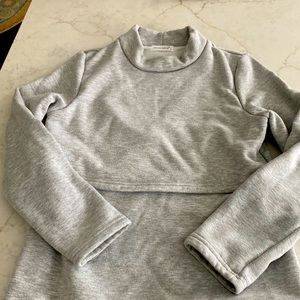 Grey Nursing Sweatshirt Size Small